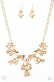 Paparazzi Blockbuster The Sands of Time - Gold - Necklaces