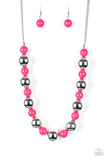 Paparazzi SET Top Pop Necklace and Candy Shop Sweetheart Bracelet - Pink - Sets