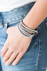 Paparazzi Fashion Fiend - Blue Bracelet
