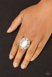 Paparazzi Moonlit Marigold - White Ring