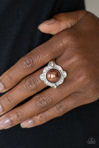 Paparazzi Ornamental Opulence - Brown Ring