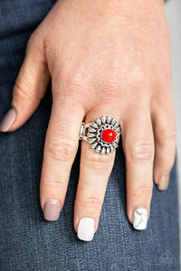 Paparazzi Poppy Pep - Red Ring