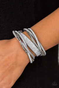 Paparazzi Taking Care Of Business - Silver Bracelet