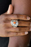 Paparazzi Tribe Mode - Orange Ring