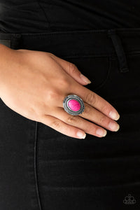Paparazzi Tumblin Tumbleweeds - Pink Ring