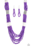 Paparazzi Let It BEAD - Purple - Necklaces