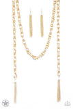 Paparazzi SCARFed for Attention - Gold - Necklaces