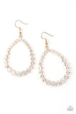 Paparazzi Rise and Sparkle! - Gold - Earrings