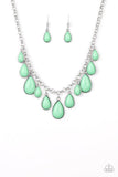 Paparazzi Jaw-Dropping Diva - Green - Necklaces