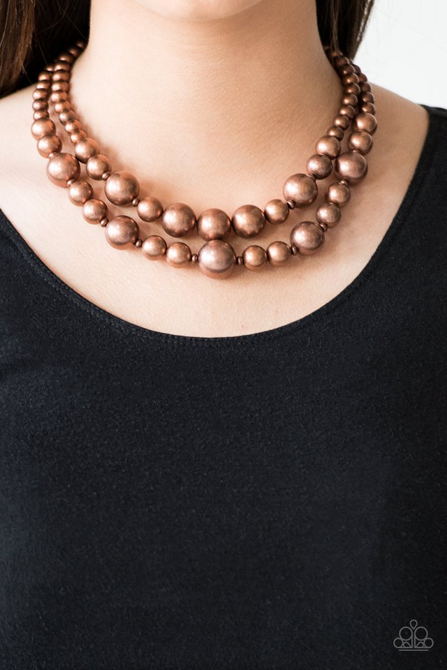 Paparazzi hot sale copper necklace