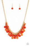 Paparazzi Tour de Trendsetter - Orange - Necklaces