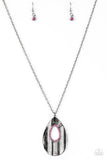 Paparazzi Stop TEARDROP and Roll - Pink - Necklaces