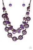 Paparazzi Catalina Coastin - Purple - Necklaces