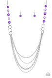 Paparazzi Vividly Vivid - Purple - Necklaces