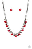 Paparazzi Runway Rebel - Red - Necklace