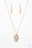 Paparazzi Fiercely Fall - Gold - Necklaces