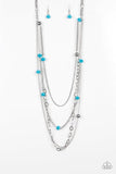 Paparazzi Glamour Grotto- Blue - Necklaces