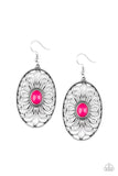 Paparazzi Really Whimsy - Pink - Earrings