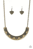 Paparazzi Persian Pharaoh - Brass - Necklaces