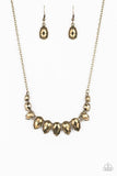 Paparazzi Street REGAL - Brass - Necklaces