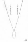 Paparazzi Grit Girl - Silver - Necklaces