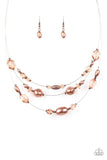 Paparazzi Pacific Pageantry - Copper - Necklaces