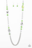 Paparazzi Marina Majesty - Green - Necklaces
