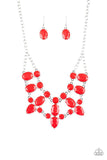 Paparazzi Goddess Glow - Red - Necklaces
