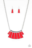 Paparazzi Glamour Goddess - Red - Necklaces