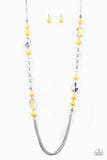 Paparazzi Marina Majesty - Yellow - Necklaces