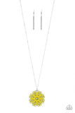 Paparazzi Spin Your PINWHEELS - Yellow - Necklaces