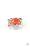 Paparazzi Stone Seeker - Orange - Rings