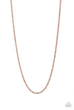 Paparazzi Covert Operation - Copper - Necklaces