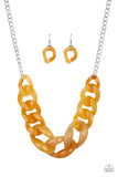 Paparazzi Red-HAUTE Mama - Yellow - Necklaces