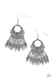 Paparazzi Country Chimes - Silver - Earrings