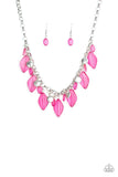 Paparazzi Malibu Ice - Pink - Necklaces