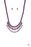 Paparazzi Miss Majestic - Purple - Necklaces