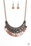 Paparazzi CHIMEs UP - Copper - Necklaces