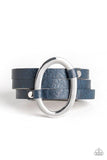 Paparazzi Cowgirl Cavalier - Blue - Bracelets