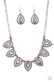 Paparazzi Terra Trailblazer - Purple - Necklaces