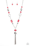 Paparazzi Ever Enchanting - Red - Necklaces