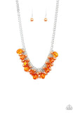 Paparazzi 5th Avenue Flirtation - Orange - Necklaces