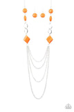 Paparazzi Desert Dawn - Orange - Necklaces
