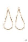 Paparazzi Diamond Drops - Gold - Earrings