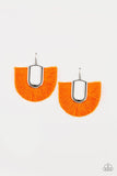 Paparazzi Tassel Tropicana - Orange - Earrings