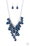 Paparazzi Serenely Scattered - Blue - Necklaces