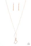 Paparazzi Shapely Silhouettes - Copper - Necklace