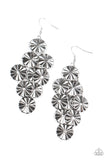 Paparazzi Star Spangled Shine - Silver - Earrings