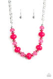 Paparazzi Hollywood Gossip - Pink - Necklace