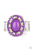 Paparazzi Colorfully Rustic - Purple - Rings
